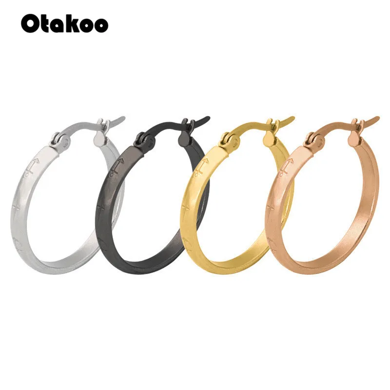 Otakoo брендовые уникальные модные панк рок серебряные/Золотые маленькие круглые