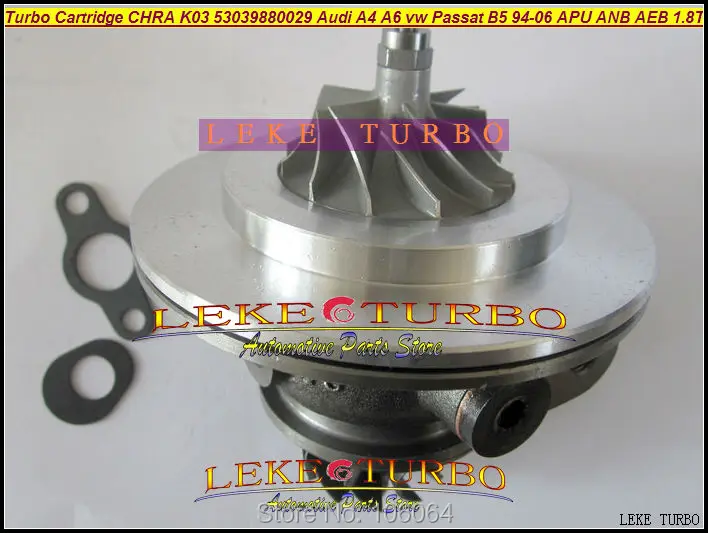 

Turbo Cartridge CHRA Core K03 029 53039700029 53039880029 058145703N For AUDI A4 A6 VW Passat B5 1.8L 94- BFB APU ANB AEB 1.8T