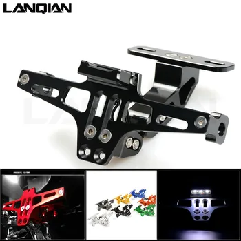 

Motorcycle Adjustable Angle License Number Plate Frame Holder Bracket For Triumph SPEED TRIPLE R thruxton r SPRINT ST/SPRINT RS