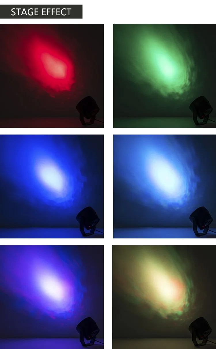 Удаленный светодиодный праздничные вечерние световой/звуковой контроль атмосферные огни красочный эффект освещения этап лампа с DMX512 disco