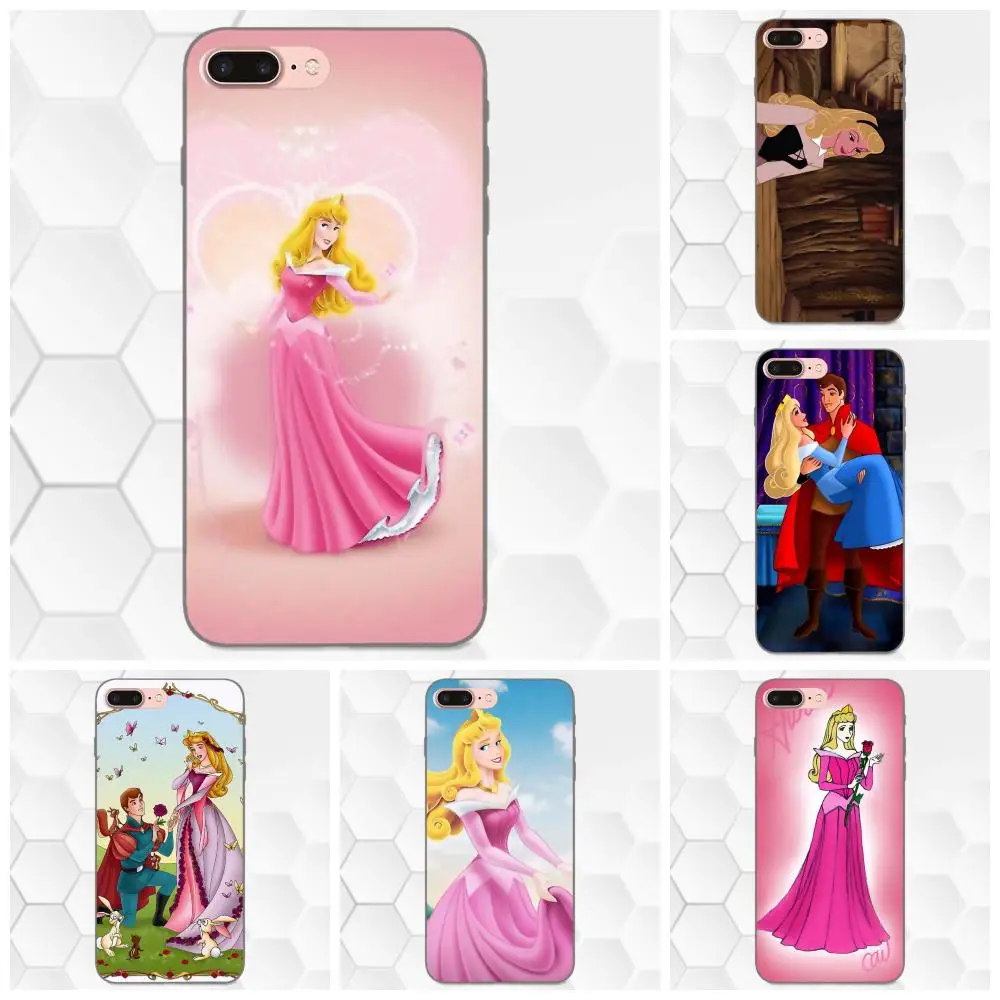 

Diy Luxury Protector Phone Case Sleeping Beauty Aurora For Huawei Honor Enjoy Mate Note 6s 8 9 10 20 Lite Play Pro P smart