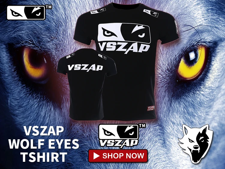 Модный бренд VSZAP волк глаз Фитнес Для мужчин футболка бойцовская одежда ММА Для мужчин s футболка Борьба Муай Тай Фитнес бойцовская одежда лето
