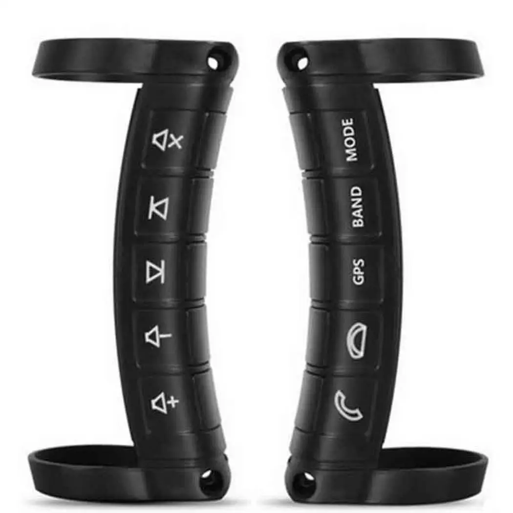 

Car Steering Wheel Controller Wireless Multifunctional Navigation Remote Black Control