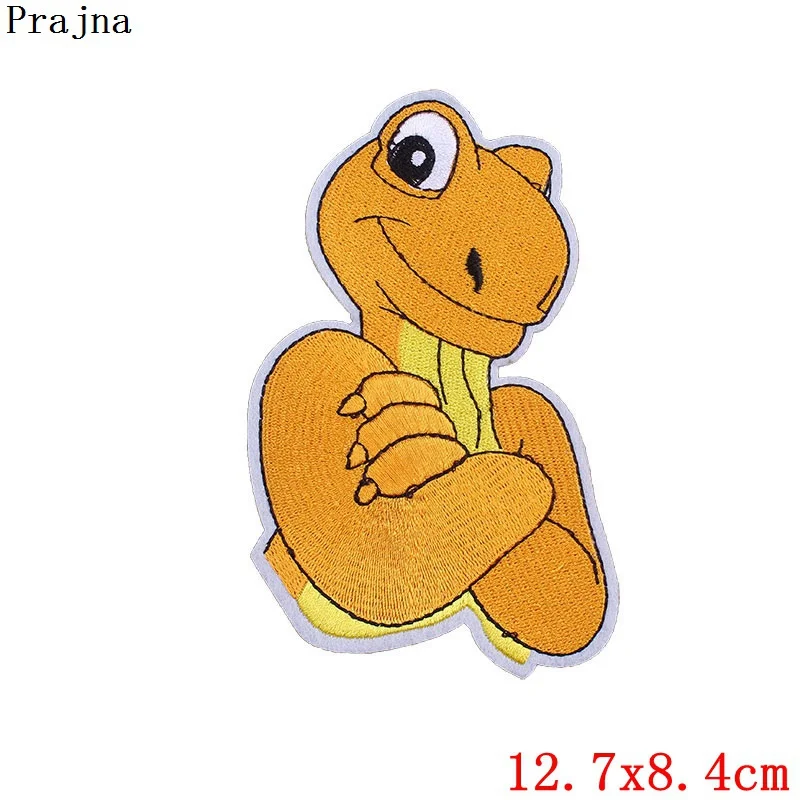 Prajna Sesame Street Elmo Patches Iron-On Embroidered Patch Cute Monkeys Accessories For Clothing DIY Stickers On Kids T-shirt - Цвет: Темно-синий