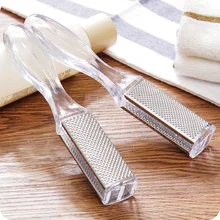 Stainless Steel Double-sided Rub Brush Grinding Foot Stone Wash Feet Peeling File The Foot Soles Brush To Calluses Tools