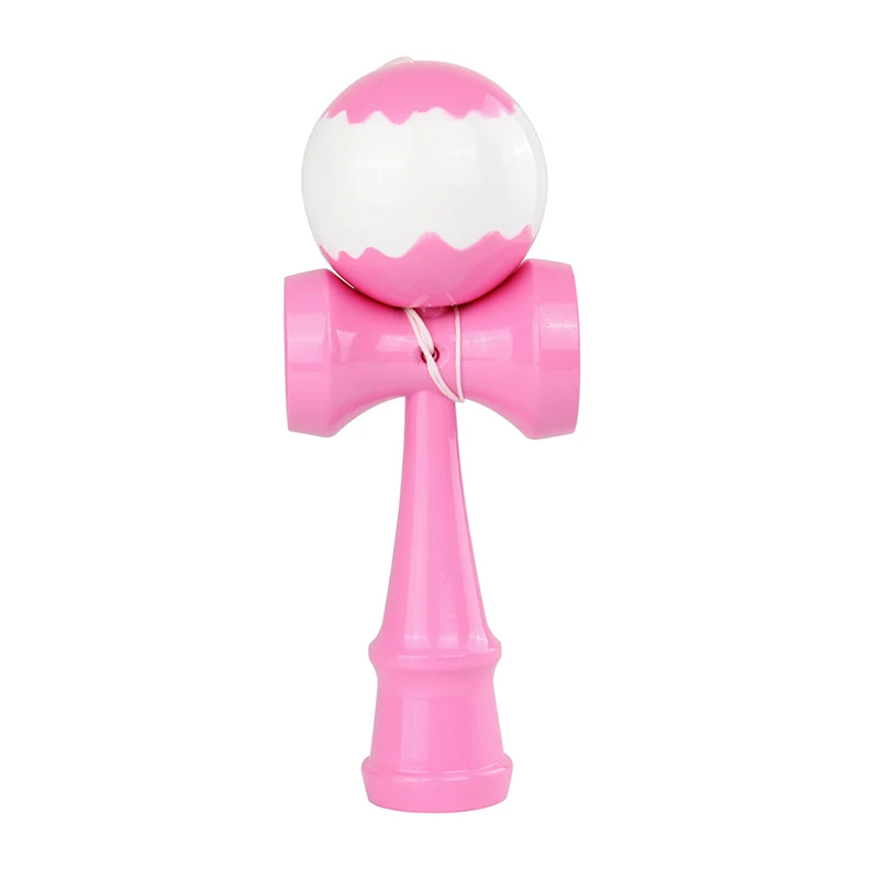 18 см Профессиональный Kendama жонглирование умелые шары 3 цвета пульсация бука