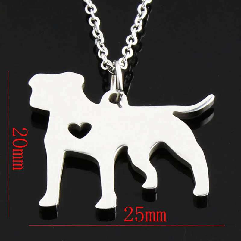 NK-00435-Silver Pit Bull Necklace (3)