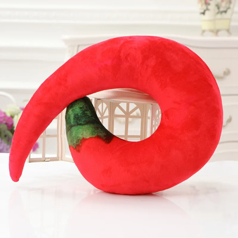 Имитация креветки в виде баклажана U Тип 3D подушки для шеи подушки диванная подушка мягкая дорожная подушка