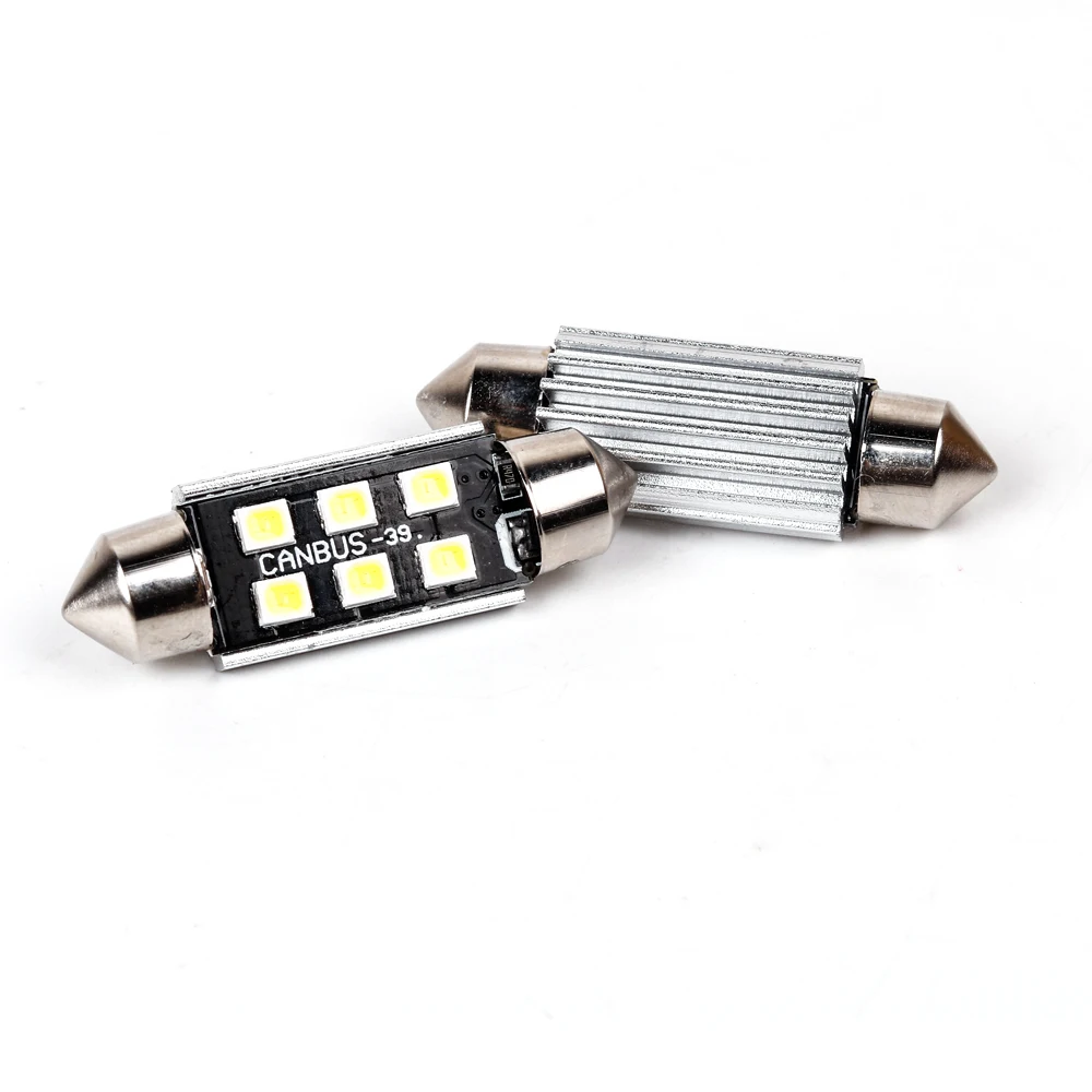 2 шт. автомобисветильник светодиодные лампы C5W 2835 SMD 31 41 мм|car light|led festoon canbus41mm led canbus