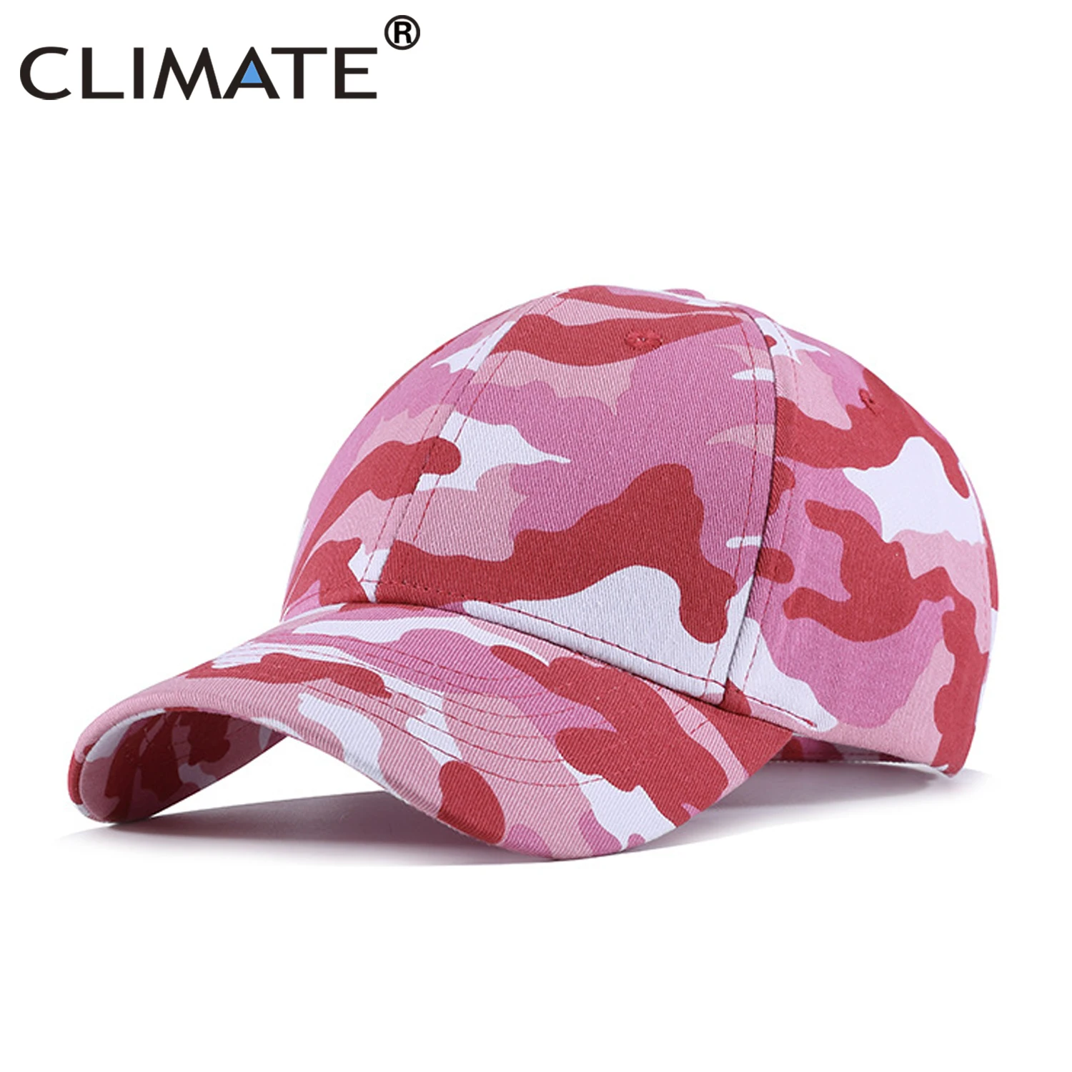 pink camo baseball cap