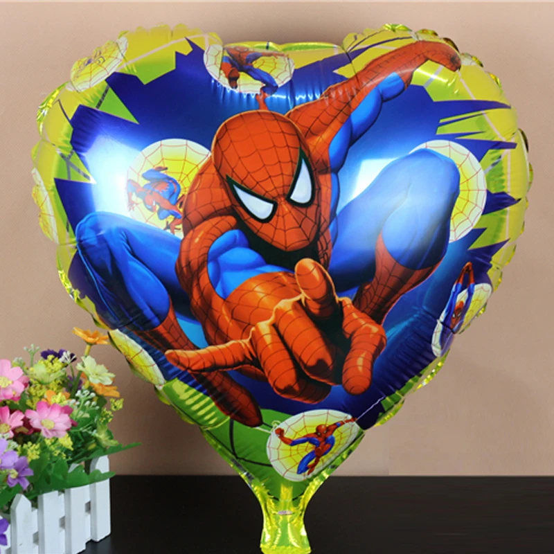 18 дюймов баллоны шаре воздушный шар из фольги игрушки Человек-паук детский день рождения поставки паук вечерние украшения шары