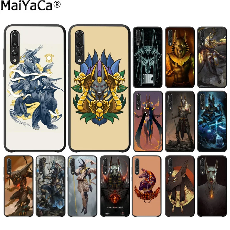 MaiYaCa Mesir Anubis Mewah Unik Desain Ponsel Cover untuk Huawei P20 Pro P20 Lite Mate9 10 20 Lite Honor 10 20pro 20x Ponsel