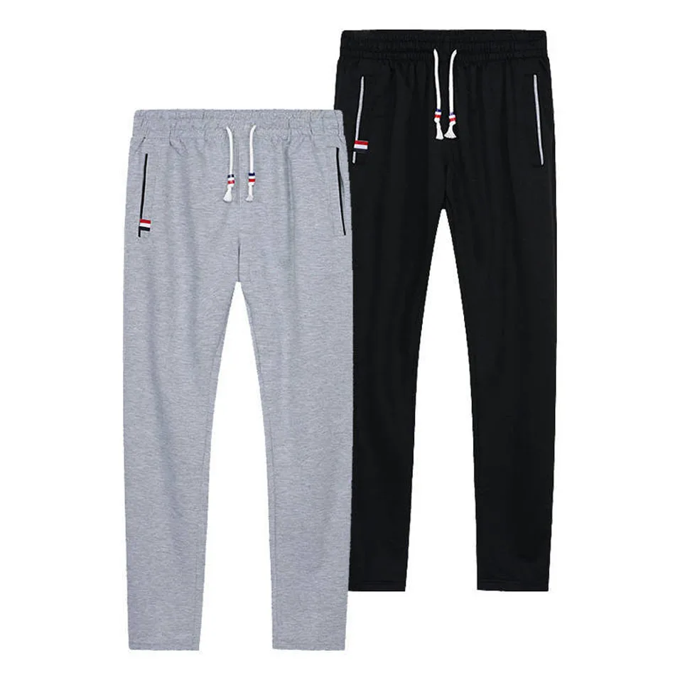 5XL 6XL بنطال رياضي الرجال عارضة رجل نحيف السراويل الترنك الحريم الشارع الشهير Sweatpants القطن الرياضية مرونة الخصر السراويل الرجال