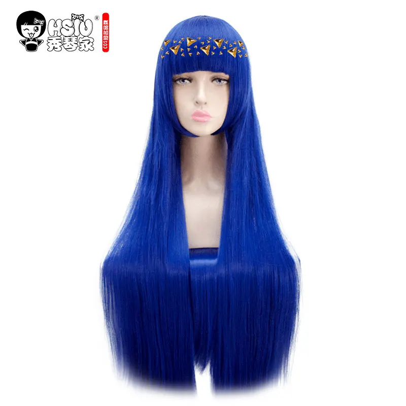 

HSIU Land of the Lustrous Lapis lazuli wig Hoseki no Kuni Cosplay Wig Costume Play Woman Adult Wigs Halloween Anime Game Hair