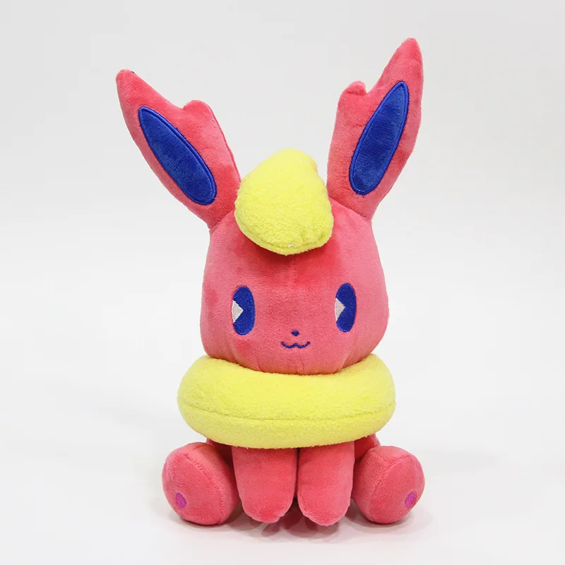 TAKARA TOMY Покемон 20 см сидя Eeveelution Eevee Jolteon Sylveon Мягкие плюшевые игрушки покемон плюшевые куклы Подарки для детей