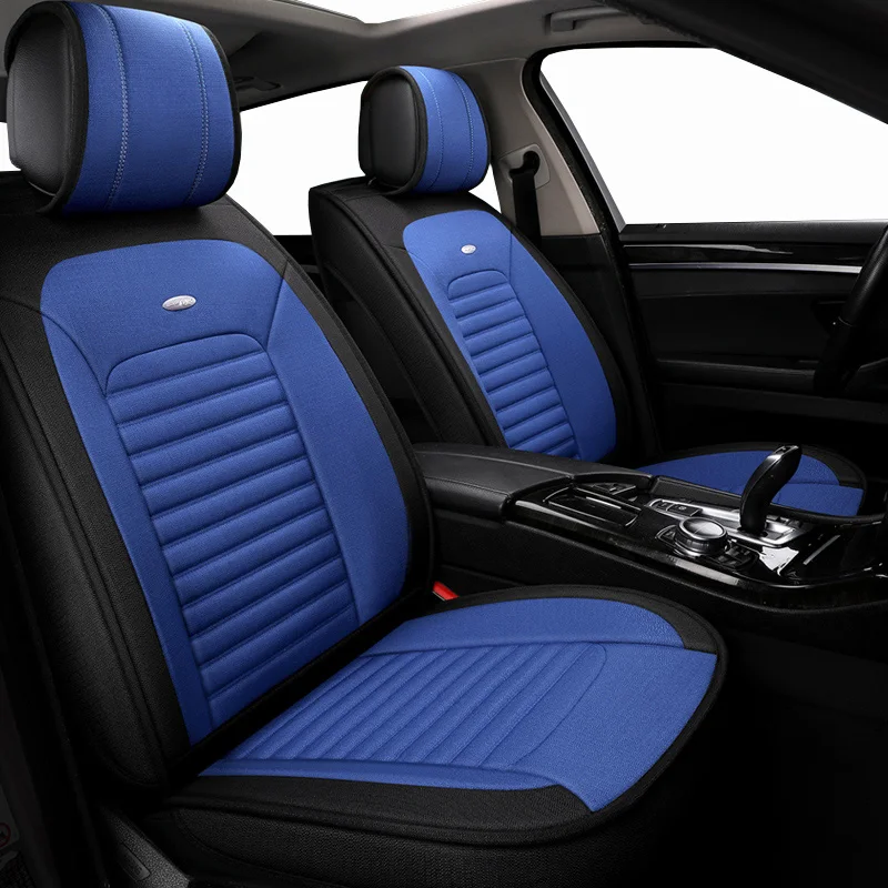 New Flax Universal auto Car seat covers For Peugeot 205 206 207 2008