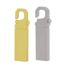 Бесплатная доставка серебристая металлическая Золотая USB флешка