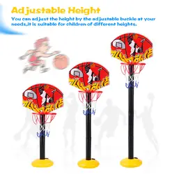 Портативный детская Игрушечные лошадки Баскетбол обруч стенд игрушка набор регулируемый от 49.5 до 109 см в высоту дети Крытый спортивный