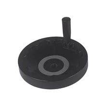 Черный пластиковый диаметр 200 мм отверстие 18 мм токарный фрезерный станок внутри пульсация ручное колесо с вращающейся ручкой