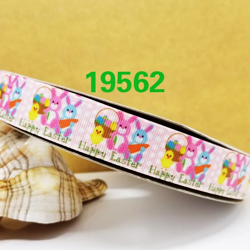 50 ярдов мультфильм напечатанный grosgrain ленты 19562 - Цвет: 19562