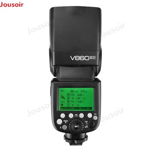 Godox V860II-C/N/S/F/O GN60 2,4G ttl HSS 1/8000 без батареи VB18 камера Speedlite вспышка для C N S Fuji CD40