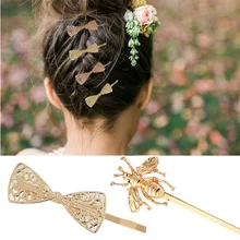 Заколки для волос для Новинки для женщин аксессуары сладкий ветер кружевное Бант Шпилька для волос аксессуары G0508