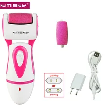 KIMISKY красный перезаряжаемые электрический педикюр инструменты ног файл вибратор для ухода за ногами инструмент для удаления омертвевших кож