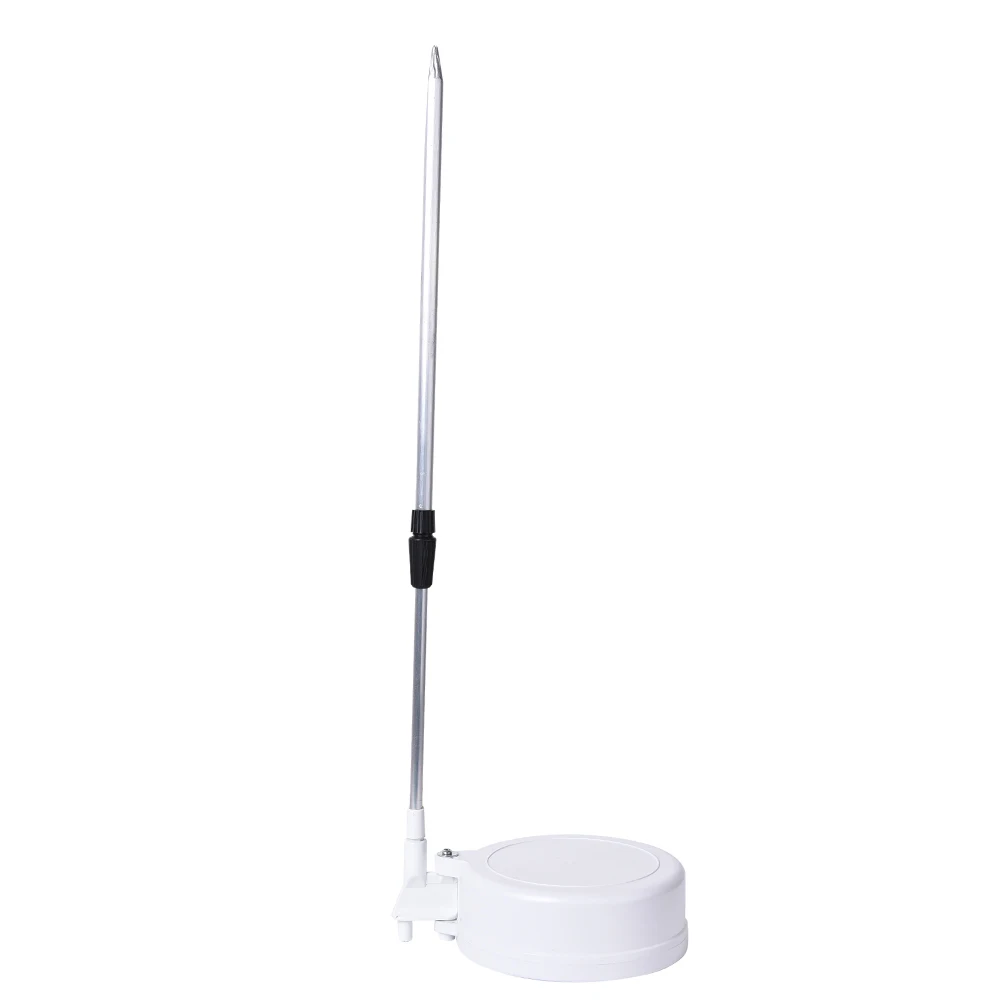 

New Arrival 1Pc White Round Dual Plastic Fishing Bait Lure Box Case Dual Plastic Lure Container with Support Post
