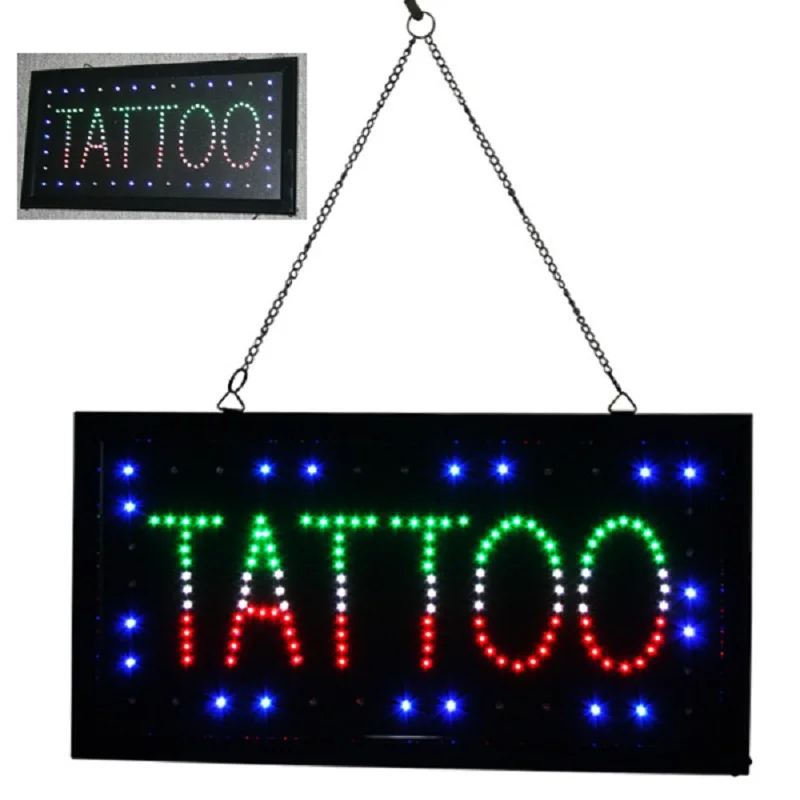 

Tattoo Shop TATTOO PIERCING LED Body Ear Lip Eyebrow LED Neon Light Sign Home Decor Crafts Tattoo Accesories
