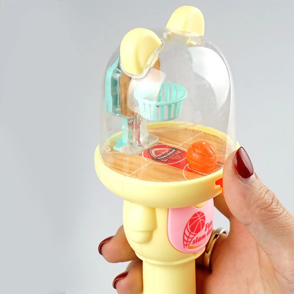 Мини-машина для стрельбы Slam Dunk игрушка с музыкальным светом дети палец катапульта ручная игрушка «Данк» декомпрессия для взрослых игрушка