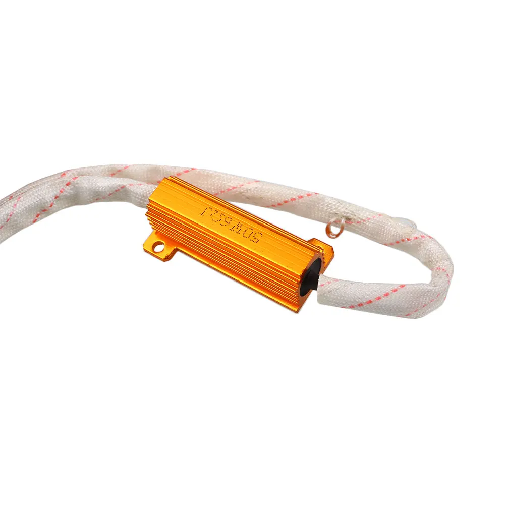 Vehemo Filter Car Vehicle Auto Anti Flicker LED Decoder Gold Double
