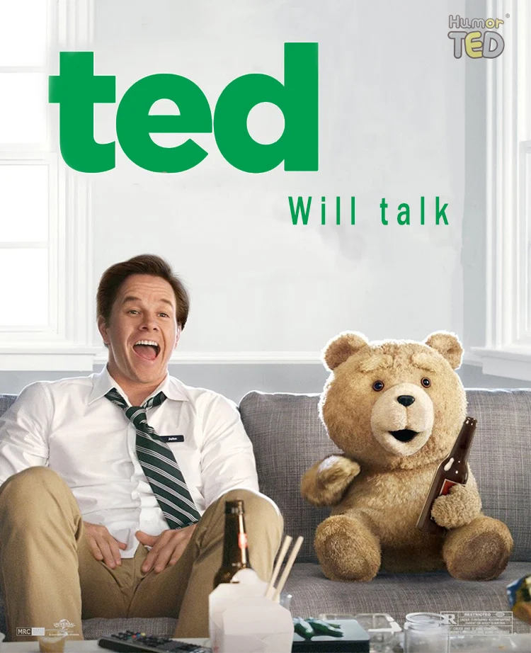 Говорящие на Ted плюшевые игрушки Тедди электронные мягкие животные для детей Девочки Мальчики детская диадема