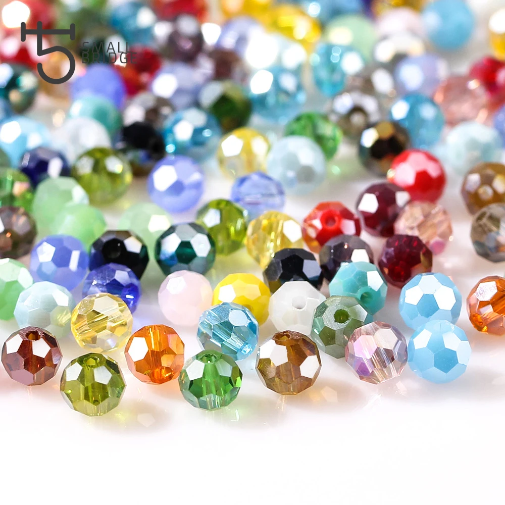 Wholesale DIY Jewelry Faceted 70pcs 6*8mm Black Rondelle glass Crystal Beads