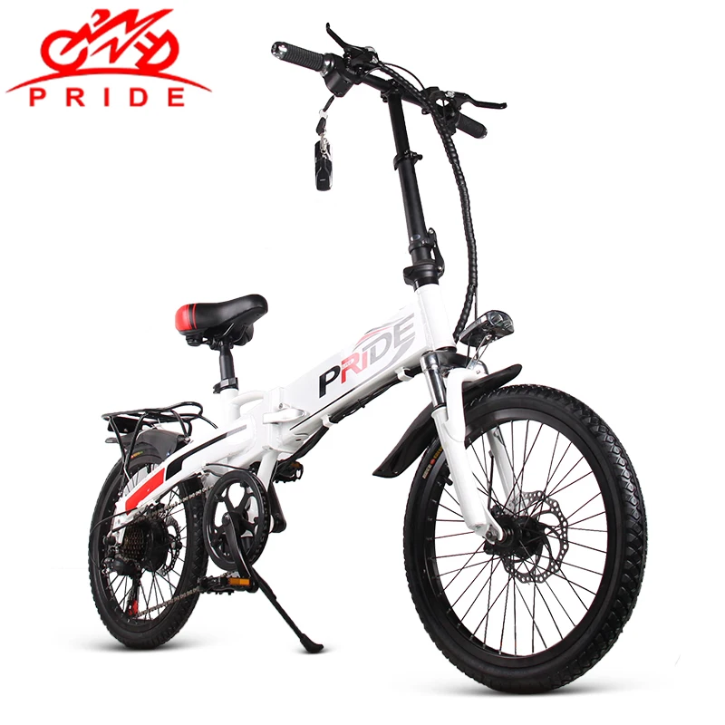 Discount Electric Bike 20inch Aluminum Foldable Electric Bicycle 48V12.5A Lithium Battery 350W Powerful Scooter Mountain e bike Snow bike 21