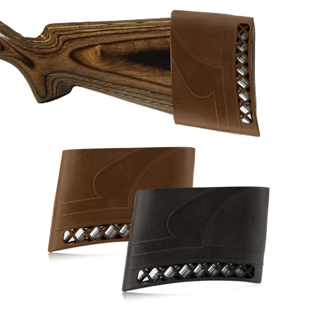 

Anti-slip Hunting Rifle Gun Holsters Concealed Rubber Buttstock Universal Recoil Pad For Shooting Hunting Accessories Tool Hot