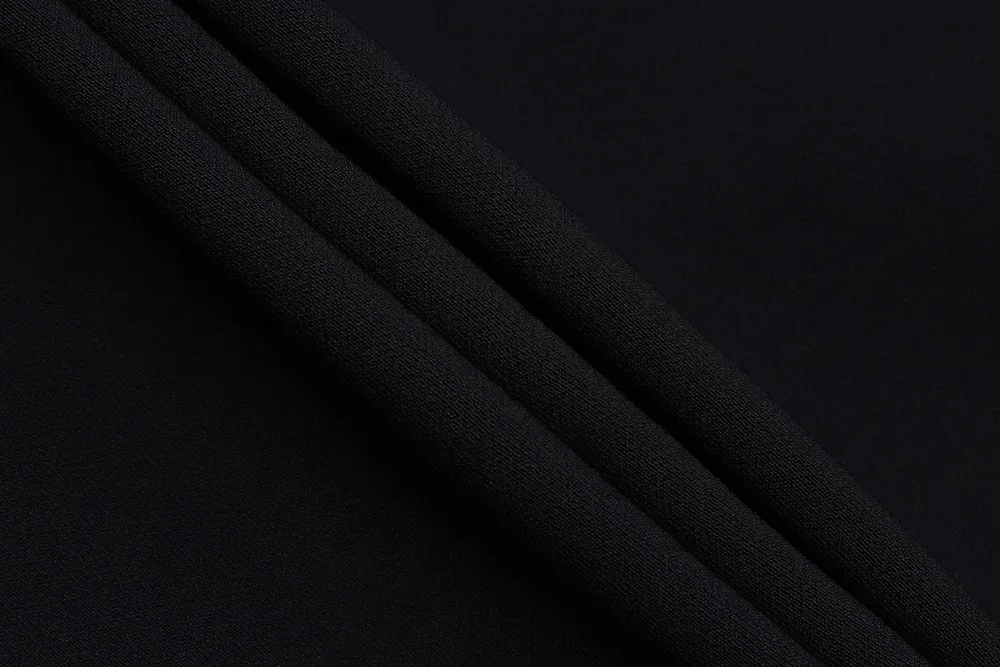 Высококачественное модное черное облегающее платье с длинным рукавом и v-образным вырезом, вечернее платье