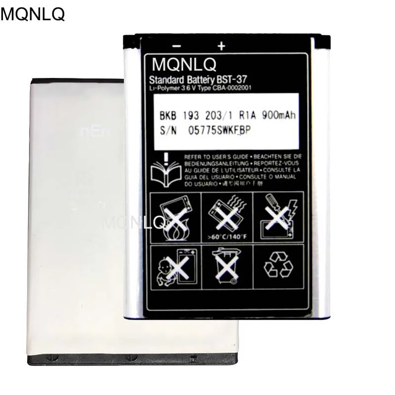 Batteria 10Pcs 900Mah 3.7V Per Batterie Sony Ericsson Bst-37 W810C W700C W710C K750C K610 W800 W810 W550C