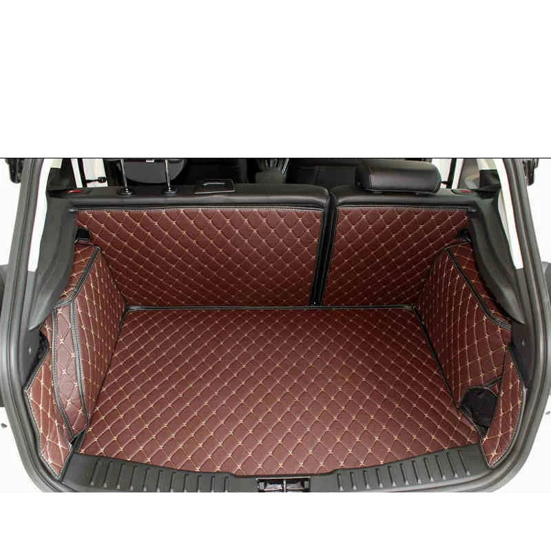 

lsrtw2017 fiber leather car trunk mat for ford focus 2011 2012 2013 2014 2015 2016 2017 2018 5d cargo liner