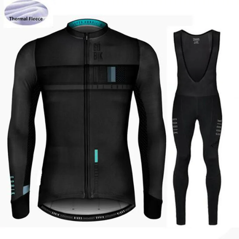 

2019 Cycling Jersey Winter Thermal Fleece Long Sleeves Bicycle MTB Bike Cycling Clothing Ropa Ciclismo Hombre Bicicleta