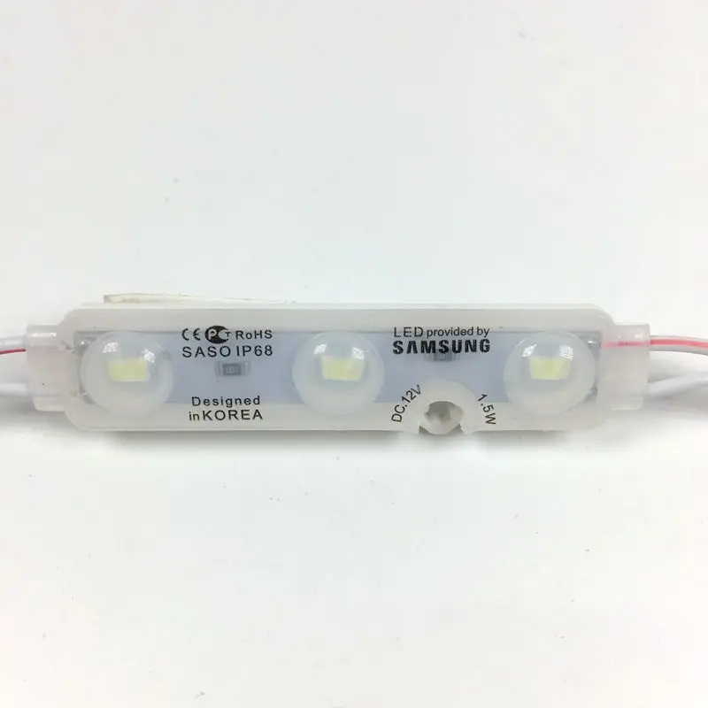 Samsung чип SMD 5730 3 светодиодный инжекторный модуль 12 В водонепроницаемый IP68 белый