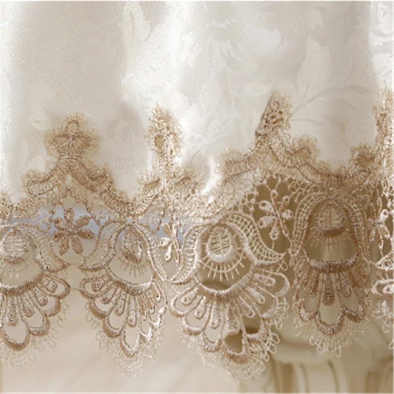  European Jacquard Table Cloth Classical Rectangle Tablecloths For Events Chair Covers Lace Table Mi