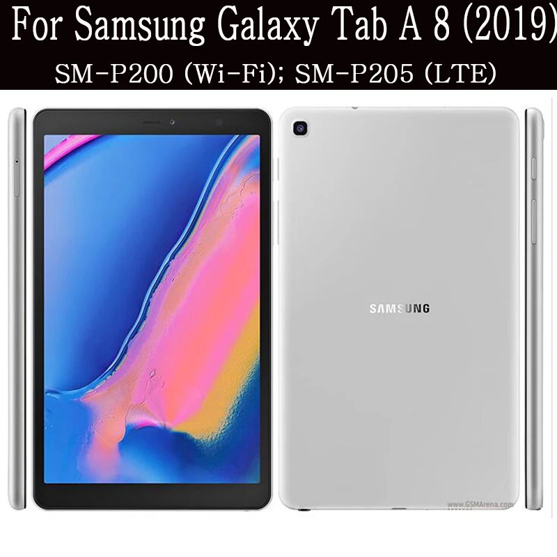 Флип-чехол для планшета для Samsung Galaxy Tab A 8," дюймов кожаный чехол для P200 P205 SM-P200 SM-P205 Fundas