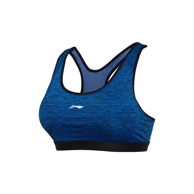 Клиренс) Li-Ning женские бюстгальтеры для бега средняя поддержка обтягивающие для фитнеса 83% полиэстер подкладка дышащие спортивные бюстгальтеры AUBM162 WBJ151 - Цвет: AUBM162 4