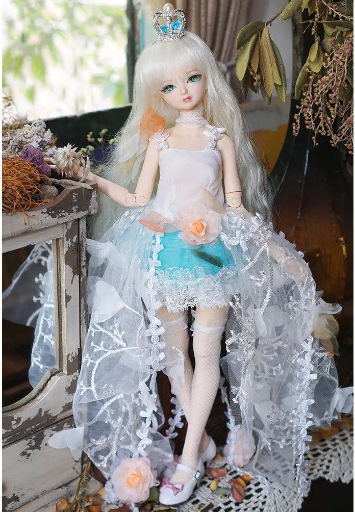 1/4 BJD Blyth кукольные № 10 волосы цвета блонд для наращивания механическое соединение тела с косметикой, включая кожу головы, глаза, одежда reborn для девочек ледяное - Цвет: like the picture