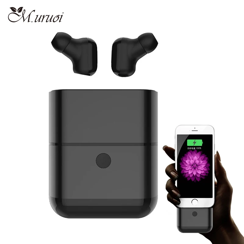 

M.uruoi Bluetooth 4.2 Earbuds Waterproof Bluetooth Headset Stereo/Mono Earphone Handsfree With Mic Wireless Earbuds for Phone