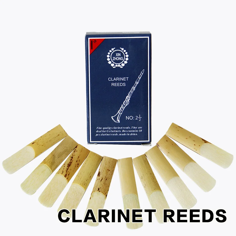 

Clarinet Accessories XINZHONG 2 1/2 G Clarinet Reeds 10pcs/box