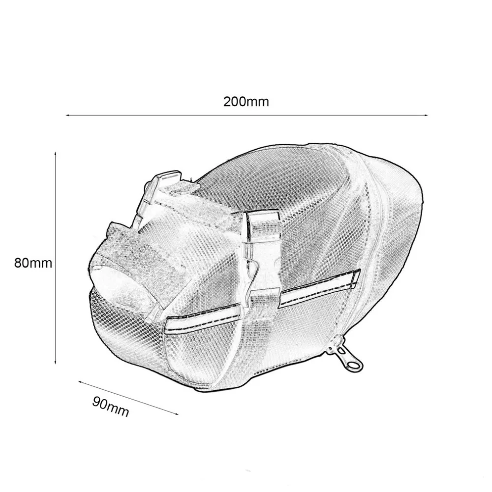 Водонепроницаемая велосипедная сумка 19*9,5*11,5 см, велосипедная седельная сумка для горного велосипеда, Аксессуары для велосипеда, велосипедная сумка для сиденья