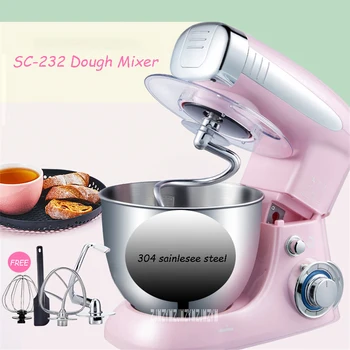 

SC-232 Stainless Steel Mixing Bowel Table Dough Mixer Egg Beater Automatic Cream Whipping Machine Juice Extractor Meat Grinder