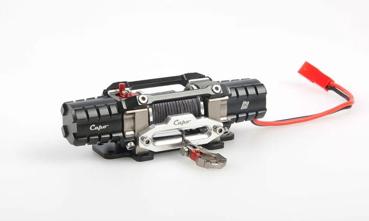 Электрическая лебедка Capo C2 CD15823 JK двойная Лебедка для jjaxxas TRX4 JKMAX гусеничная D90 D110