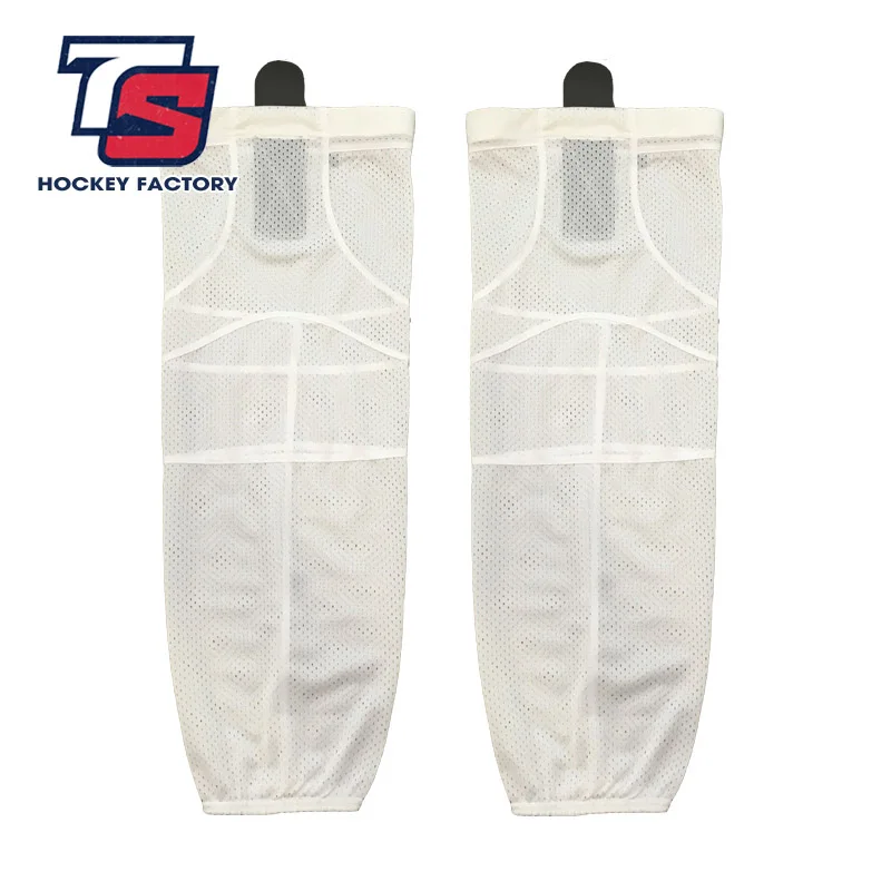 

COLDOUTDOOR free shipping 100% Polyester Breathable mesh white Ice Hockey sport Socks Cheap Shin Guards W035 high quality